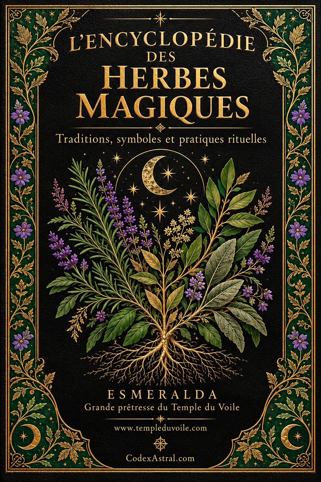 Couverture de L’Encyclopédie des herbes magiques